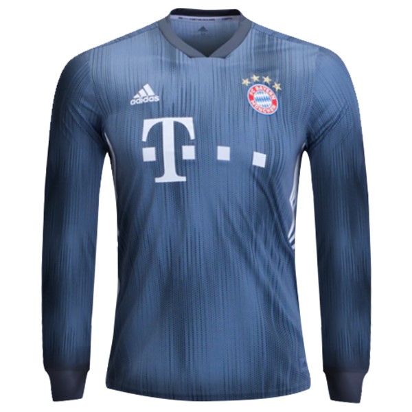 Trikot Bayern München Ausweich Ml 2018-19 Grau Blau Fussballtrikots Günstig